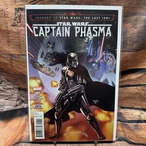 Star Wars Captain Phasma #1 Marvel Comic Book Journey To Last Jedi 2017 Renaud
